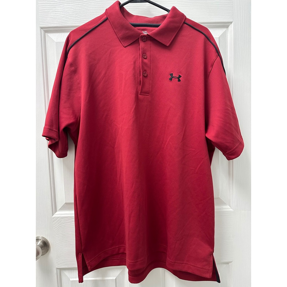 Mens Under Armour Heat Gear Loose Fit Polo XL